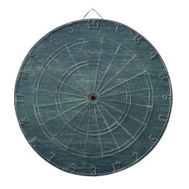 Donkergroene muur dartbord