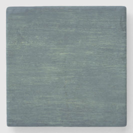 Donkergroene muur stenen onderzetter