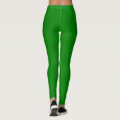 Donkergroene Neon Leggings (Achterkant)