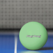 Donkergroene pingpongbal met aangepaste tekst pingpongballen (Net)