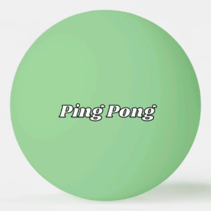 Donkergroene pingpongbal met aangepaste tekst pingpongballen