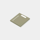 Donkergroene Takenlijst Post-it® Notes (Schuin)
