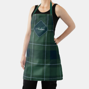 Donkergroene Tartan Polo Plaid Vintage Monogram Schort