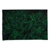 Donkergroene textuur, vernietigd of bijtend sponsj kussensloop (Voorkant-Rechts)