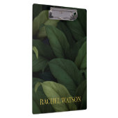 Donkergroene tropische bladeren klembord (Rechts)