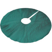 Donkergroene  veren textuur kerstboom rok (Gekanteld)