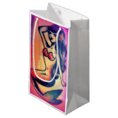 donkerharige zeemeermin klein cadeauzakje (Voorkant Gekanteld)