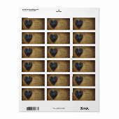 Donkerhart Etiket (Full Sheet)