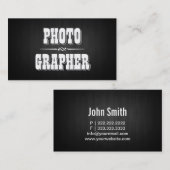  donkerhout Fotografe Visitekaartje (Voorkant / Achterkant)