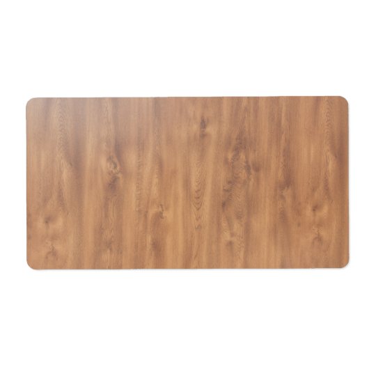 Donkerhoutpatroon Etiket (Voorkant)