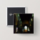 Donkerkerk Vierkante Button 5,1 Cm (Voorkant /achterkant)