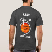 Donkerkleurig Shirt met Jouw naam (Achterkant)