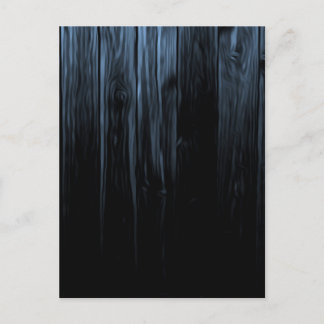 Donkerkleurige houtextuur - blauw briefkaart