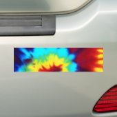 Donkerkleurstofontwerp Bumpersticker (Op auto)