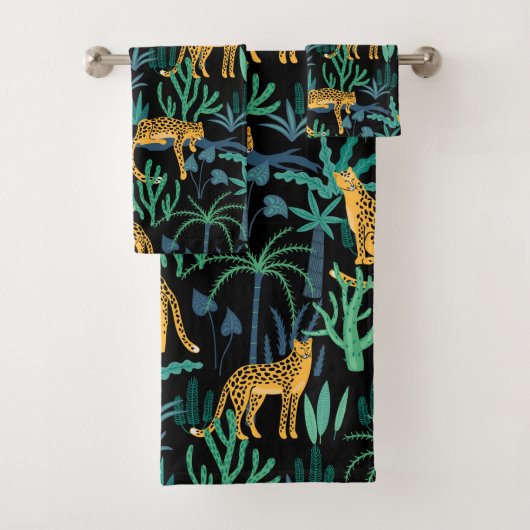 Donkerluipaard Oerwoud Bad Handdoek (Insitu)