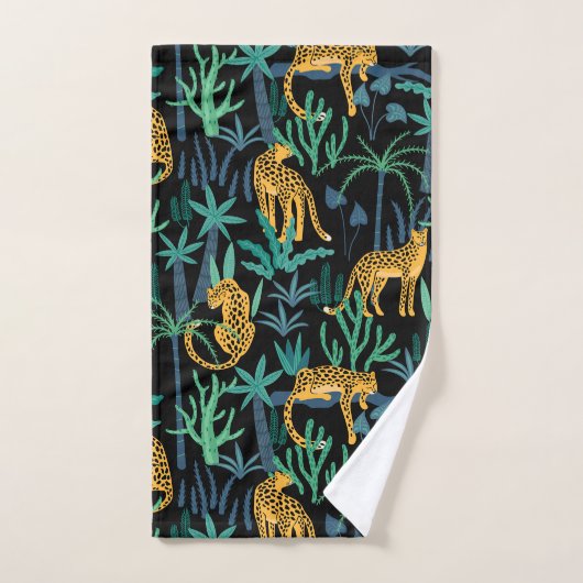 Donkerluipaard Oerwoud Bad Handdoek (Handdoek)