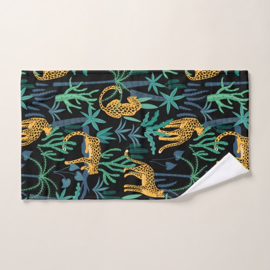 Donkerluipaard Oerwoud Bad Handdoek (Handdoek)