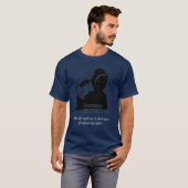 Donkermisch T-shirt - Gepersonaliseerd (Voorkant volledig)