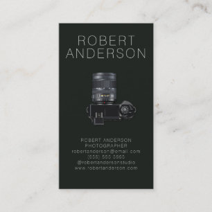 Donkermodern fotoVisitekaartje voor fotografen Visitekaartje