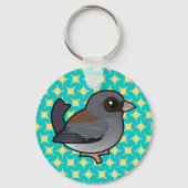 Donkerogige Junco (grijskop) Sleutelhanger (Voorkant)