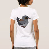 Donkerogige Junco (grijskop) T-shirt (Achterkant)