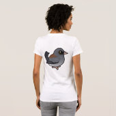 Donkerogige Junco (grijskop) T-shirt (Achterkant volledig)