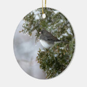 Donkerogige Junco | Keramisch Ornament (Links)