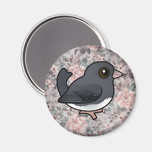 Donkerogige Junco (leisteenkleurig) Magneet (Voorkant / Achterkant)