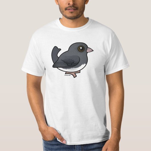 Donkerogige Junco (leisteenkleurig) T-shirt (Voorkant)