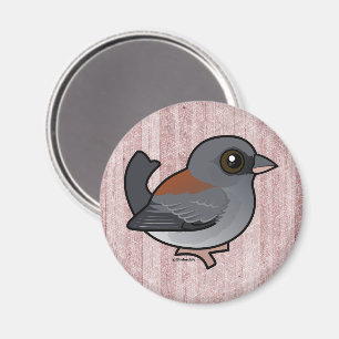 Donkerogige Junco (met rode rug) Magneet