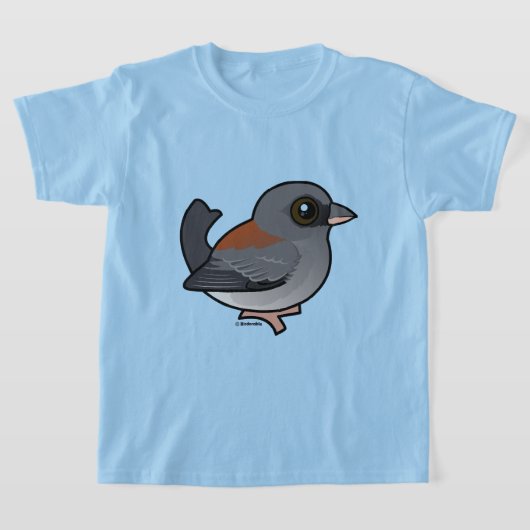 Donkerogige Junco (met rode rug) T-shirt (Laagn)