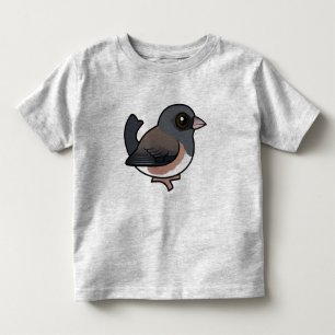 Donkerogige Junco (roze) Kinder Shirts