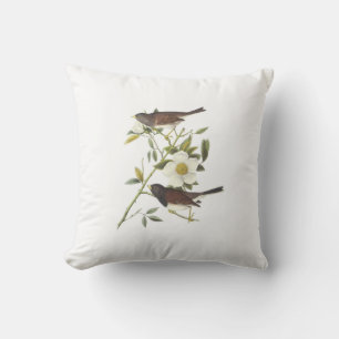 Donkerogige Junco van Audubon Kussen