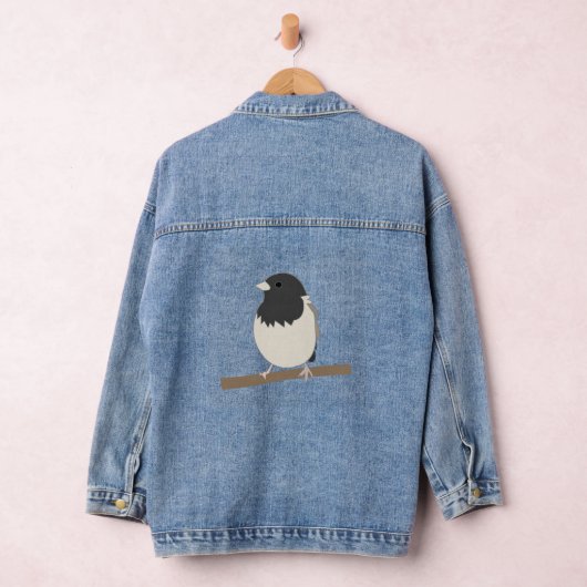 Donkerogige Junco Vogelkunst Denim Jacket (Hangar)
