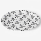 Donkerontwerp Papieren Bordje (Gekanteld)