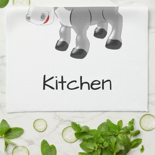 Donkerontwerp Theedoek (Gevouwen)