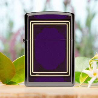 Donkerpaarse Design Zippo Aansteker