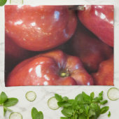 Donkerrode appels theedoek (Gevouwen)
