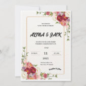 Donkerrode Bloedweddenschap Kaart (Voorkant)