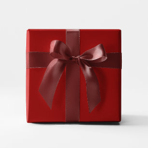 Donkerrode effen kleur cadeaupapier