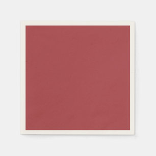 Donkerrode effen kleur servet