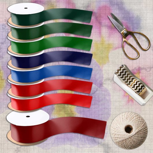 Donkerrode kerstkleur, effen minimalistisch lint