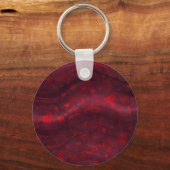 Donkerrode "Love"-Sleutelhanger Sleutelhanger (Voorkant)