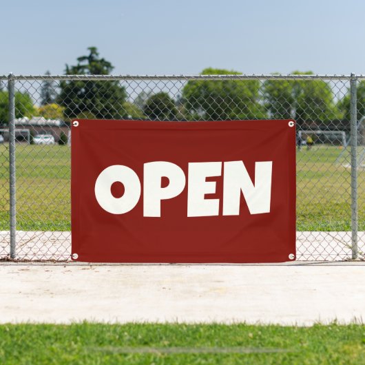 Donkerrode OPEN Banner (Insitu)