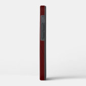 Donkerrode rode achtergrondtextuur Case-Mate iPhone case (Achterkant / Links)