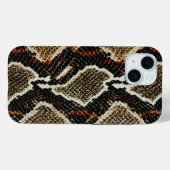 donkerrode rode, rode, rode, rode, slangenhuid Case-Mate iPhone case (Achterkant (horizontaal))
