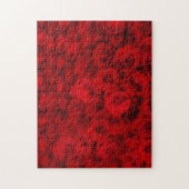 Donkerrode rozen Boeket Bloem Puzzel (Verticaal)
