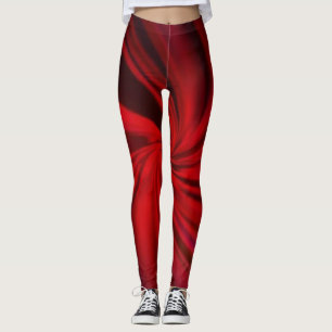 Donkerrode Vector Abstracte Heldere Textuur Leggin Leggings