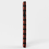 Donkerrode zwarte industriële kunstvlek voor roest Case-Mate iPhone case (Achterkant/rechts)