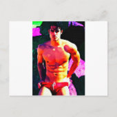 Donkerrood Briefkaart (Voorkant)